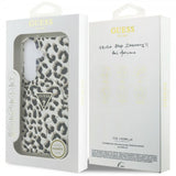 Gæt Samsung Galaxy S26 Cover Leopard Print MagSafe Sort Hvid