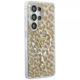 Guess Samsung Galaxy S26 Ultra Cover Leopard Print MagSafe Brun
