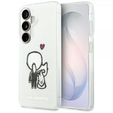 Karl Lagerfeld Samsung Galaxy S26 Cover Karl & Choupette MagSafe Hvid