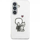 Karl Lagerfeld Samsung Galaxy S26 Cover Karl & Choupette MagSafe Hvid