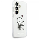 Karl Lagerfeld Samsung Galaxy S26 Cover Karl & Choupette MagSafe Hvid