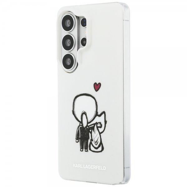 Karl Lagerfeld Samsung Galaxy S26 Ultra Cover Karl & Choupette MagSafe Hvid