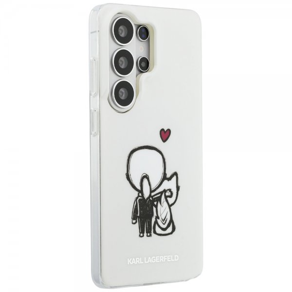 Karl Lagerfeld Samsung Galaxy S26 Ultra Cover Karl & Choupette MagSafe Hvid