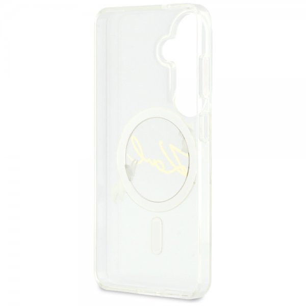 Karl Lagerfeld Samsung Galaxy S26 Plus Cover Script MagSafe Transparent
