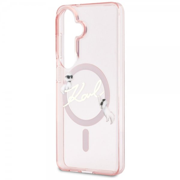 Karl Lagerfeld Samsung Galaxy S26 Cover Script MagSafe Rosa