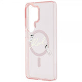 Karl Lagerfeld Samsung Galaxy S26 Ultra Cover Script MagSafe Pink