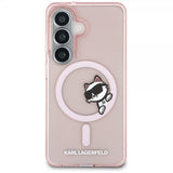 Karl Lagerfeld Samsung Galaxy S26 Cover Choupette Peekaboo MagSafe Rosa