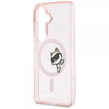 Karl Lagerfeld Samsung Galaxy S26 Cover Choupette Peekaboo MagSafe Rosa