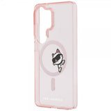 Karl Lagerfeld Samsung Galaxy S26 Ultra Cover Choupette Peekaboo MagSafe Rosa