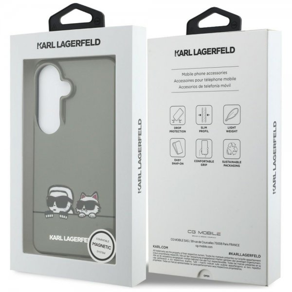 Karl Lagerfeld Samsung Galaxy S26 Cover Peekaboo MagSafe Sort