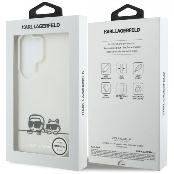 Karl Lagerfeld Samsung Galaxy S26 Ultra Cover Peekaboo MagSafe Transparent