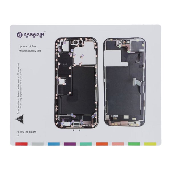 Magnetisk skruvemåtte til iPhone 14 Pro