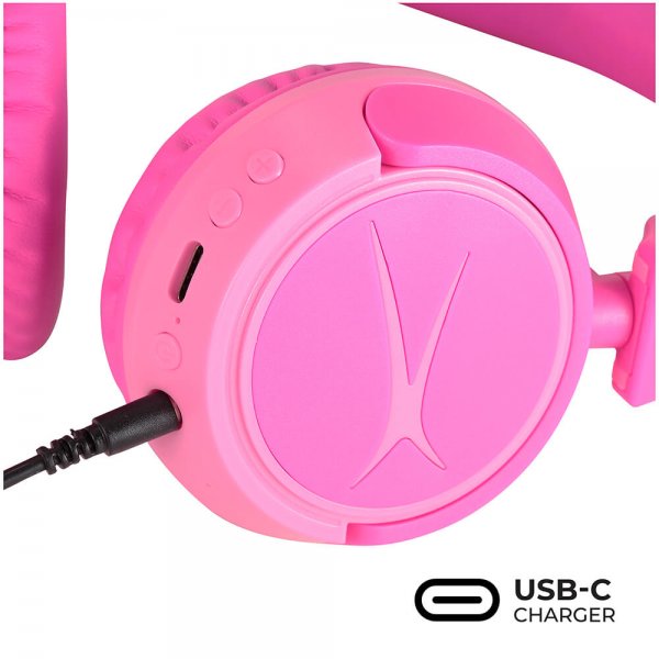 Altec Lansing Hovedtelefoner Børn Trådløse 2-i-1 On-Ear Rosa