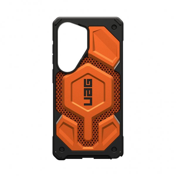 Urban Armor Gear (UAG) Samsung Galaxy S26 Ultra Cover Monarch Pro Kevlar MagSafe Burnt Orange
