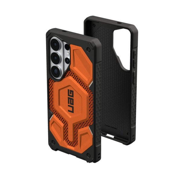 Urban Armor Gear (UAG) Samsung Galaxy S26 Ultra Cover Monarch Pro Kevlar MagSafe Burnt Orange
