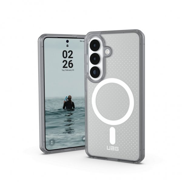 Urban Armor Gear (UAG) Samsung Galaxy S26 Cover Dot MagSafe True Clear Ice/Ash