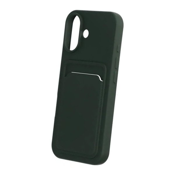 iPhone 17 Cover Kortholder Grøn