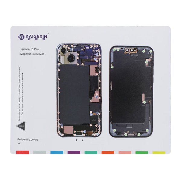 Magnetisk skruvmåtte til iPhone 15 Plus