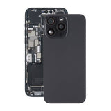 iPhone 15 Pro Max Bagside Glas med Magnet og Kameralinse - Sort Titanium