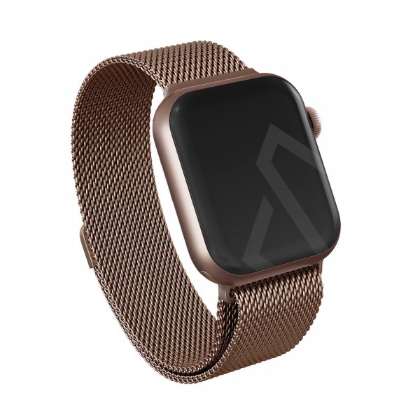 Burga Apple Watch 44/45/46mm/Ultra 49mm Rem Metal Mesh Rosaguld