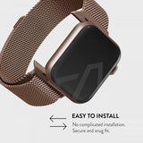 Burga Apple Watch 44/45/46mm/Ultra 49mm Rem Metal Mesh Rosaguld