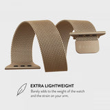 Burga Apple Watch 44/45/46mm/Ultra 49mm Rem Metal Mesh Guld
