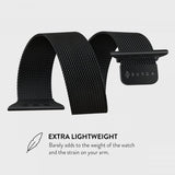 Burga Apple Watch 38/40/41/42mm Rem Metal Mesh Sort