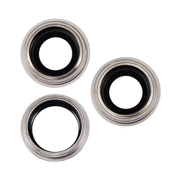 Kameralinse med metalramme iPhone 15 Pro Max - Hvid
