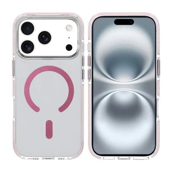 iPhone 17 Pro Max Cover Stødsikker MagSafe Rosa