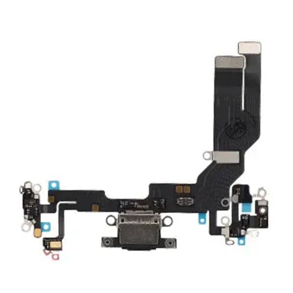 iPhone 16 Opladerstik med Flexkabel - Sort