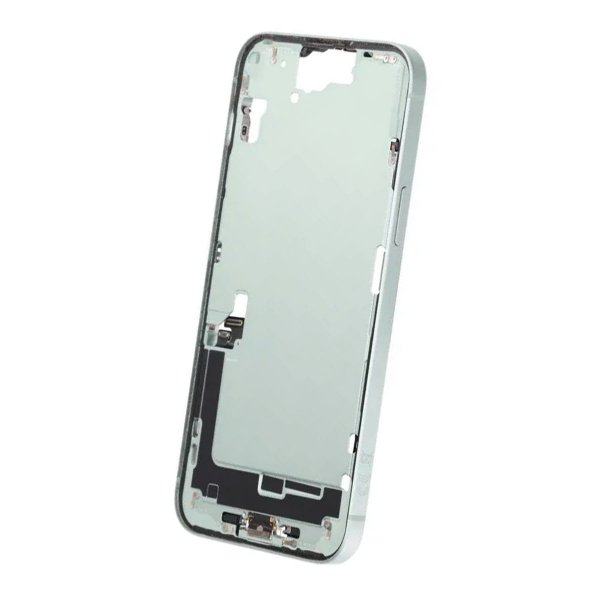 Mellemramme med smådele til iPhone 15 Plus - Grøn OEM