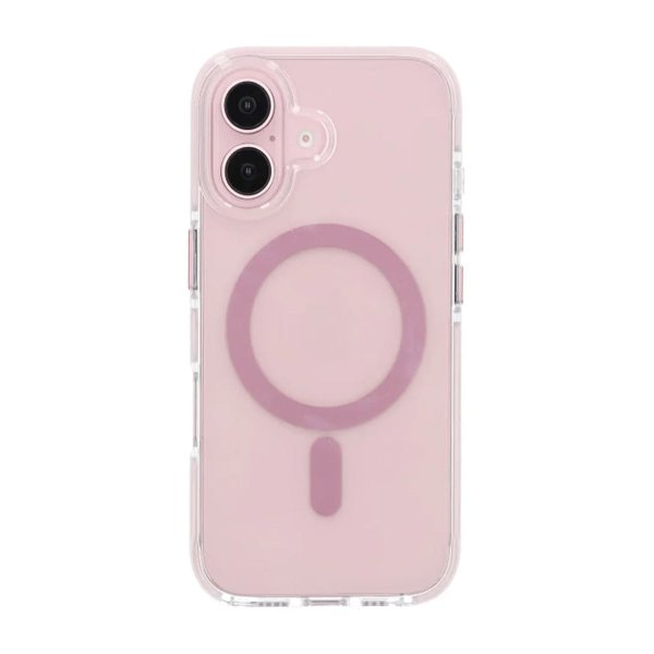 iPhone 17 Cover Stødsikkert MagSafe Rosa