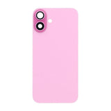 iPhone 16 Bagside Glas med Magnet og Kameralinse - Rosa