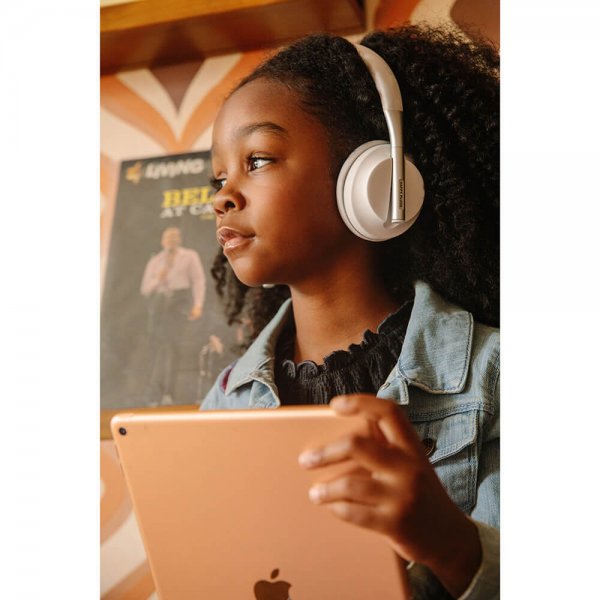 Happy Plugs Play Youth Headphones Hvid