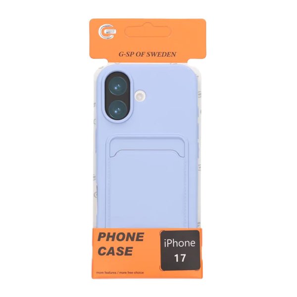 iPhone 17 Cover Kortholder Lilla