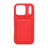 iPhone 17 Pro Cover Kortholder Rød