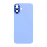 iPhone 16 Bagside Glas med Magnet og Kameralinse - Blå