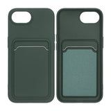 iPhone 16./17. cover kortholder grøn