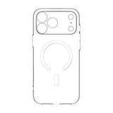 Rvelon iPhone 17 Pro Cover Kameralinsebeskyttelse MagSafe Transparent