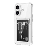 iPhone 17 Cover Kortholder Transparent