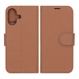 iPhone 17 Cover med Kortlomme Standerfunktion Brun