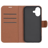 iPhone 17 Cover med Kortlomme Standerfunktion Brun