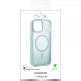 Puro iPhone 15 Cover Gradient MagSafe Grøn