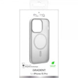 Puro iPhone 15 Pro Cover Gradient MagSafe Silver