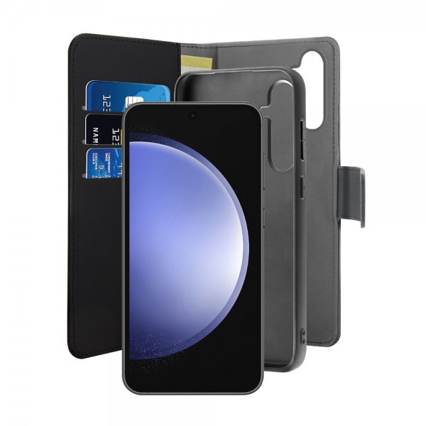Puro Samsung Galaxy S23 FE Cover Wallet Detachable 2 i 1 Sort