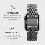 Burga Apple Watch 38/40/41/42mm Rem Metal Sølv