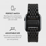 Burga Apple Watch 44/45/46mm/Ultra 49mm Rem Metal Sort