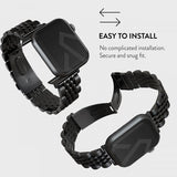 Burga Apple Watch 38/40/41/42mm Rem Metal Sort