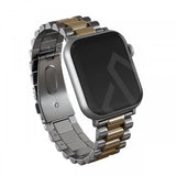 Burga Apple Watch 44/45/46mm/Ultra 49mm Rem Metal Sølv Guld