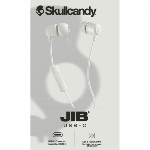 Skullcandy Kablede Høretelefoner JIB USB-C Bone White